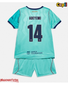 Barcelona Karim Adeyemi #14 Echipament de Fotbal Replică 2026-27 Copii Treilea (+ Șorturi)